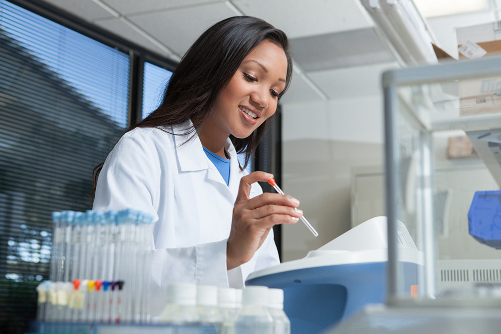 lab tech lifestyle photo