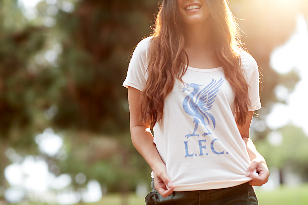 LFC tee on model