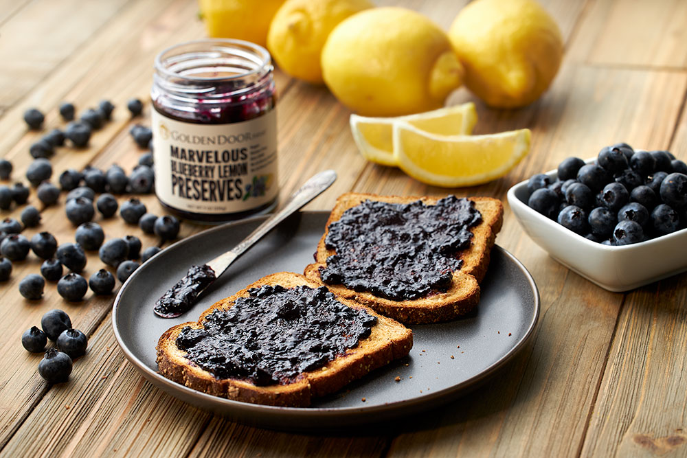 Blueberry Jam Toast