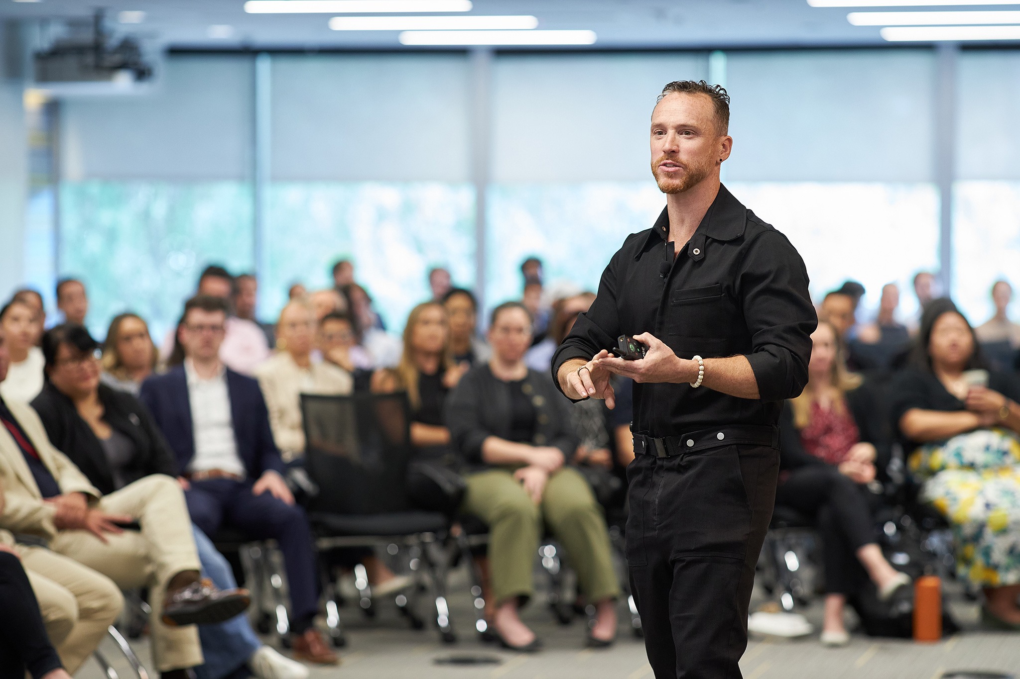 speaker at corporate event