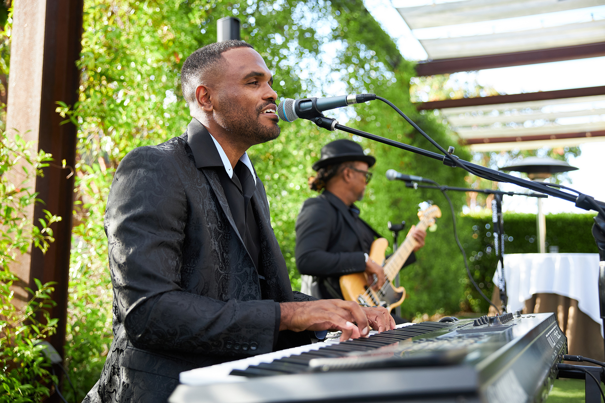 musicians at event in La Jolla