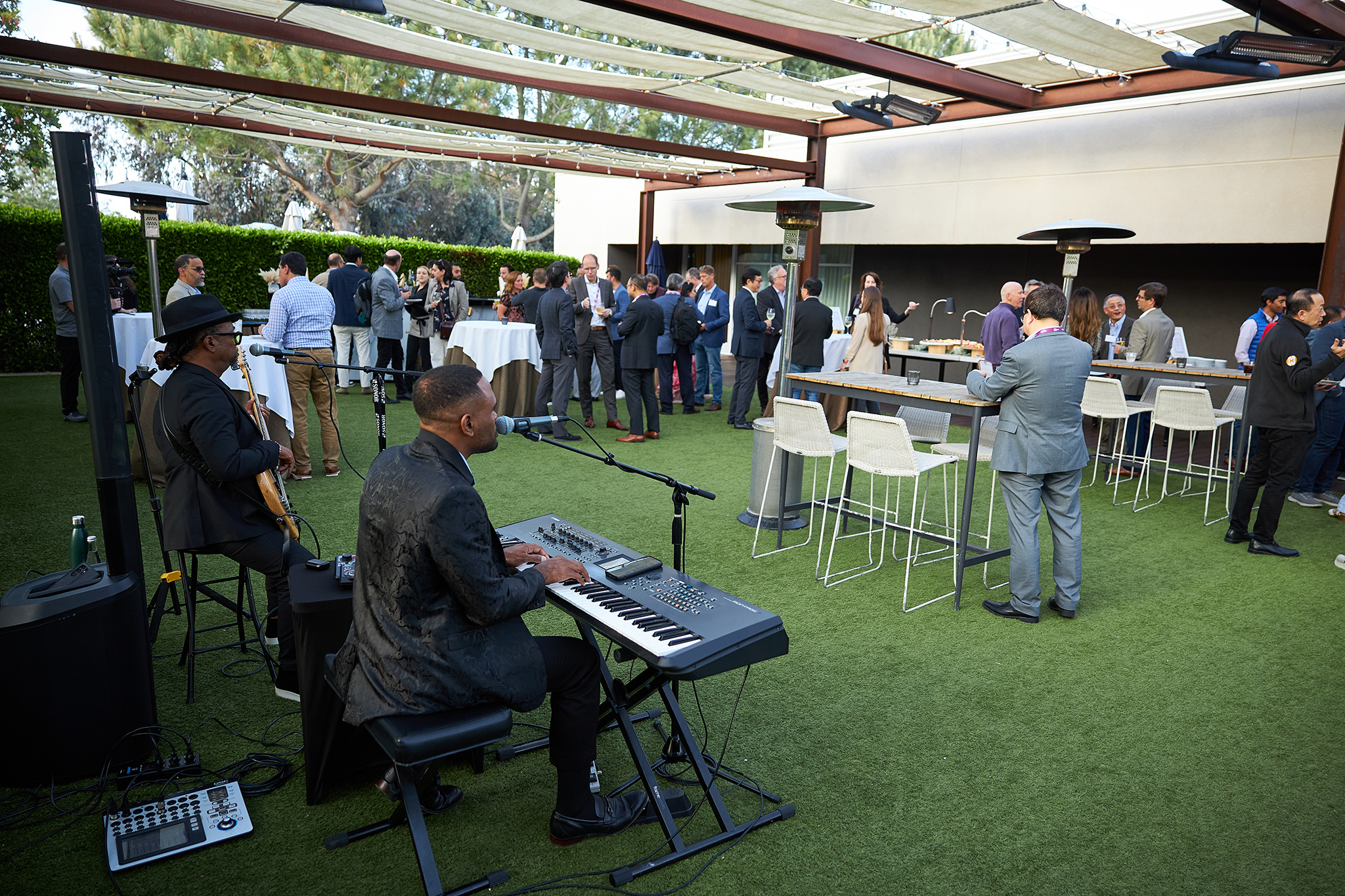 musicians at corporate event in La Jolla