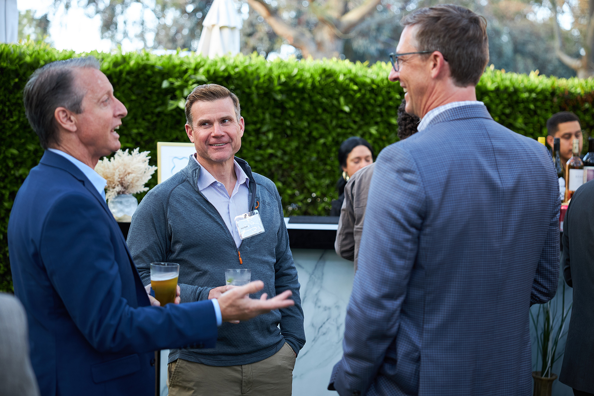 event candid discussion photo