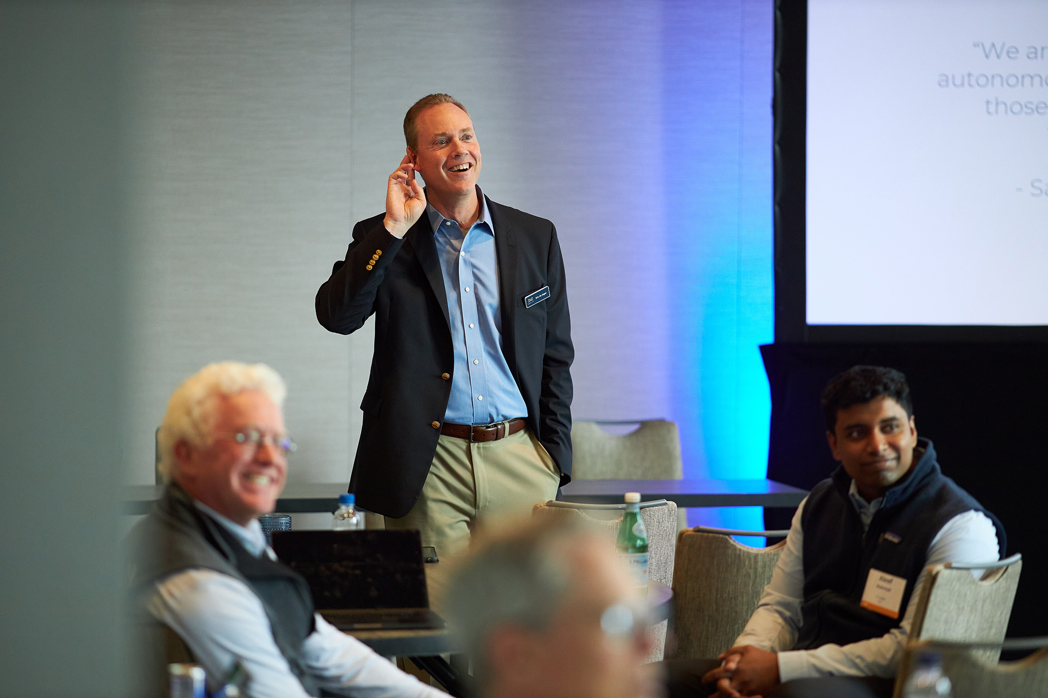candid event speaker portrait