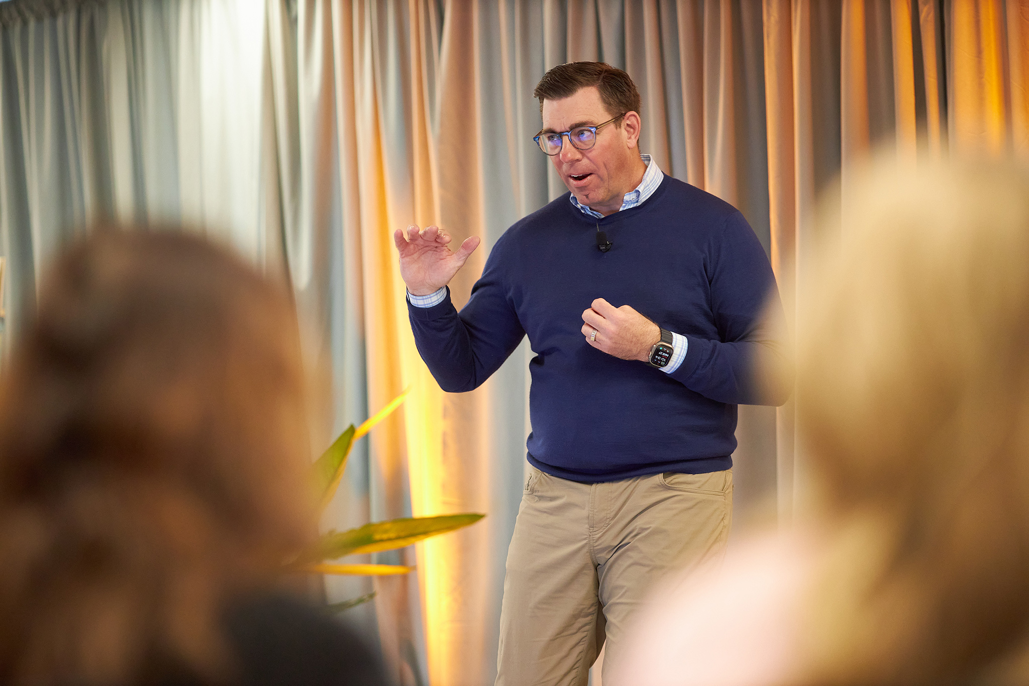 keynote speaker at event