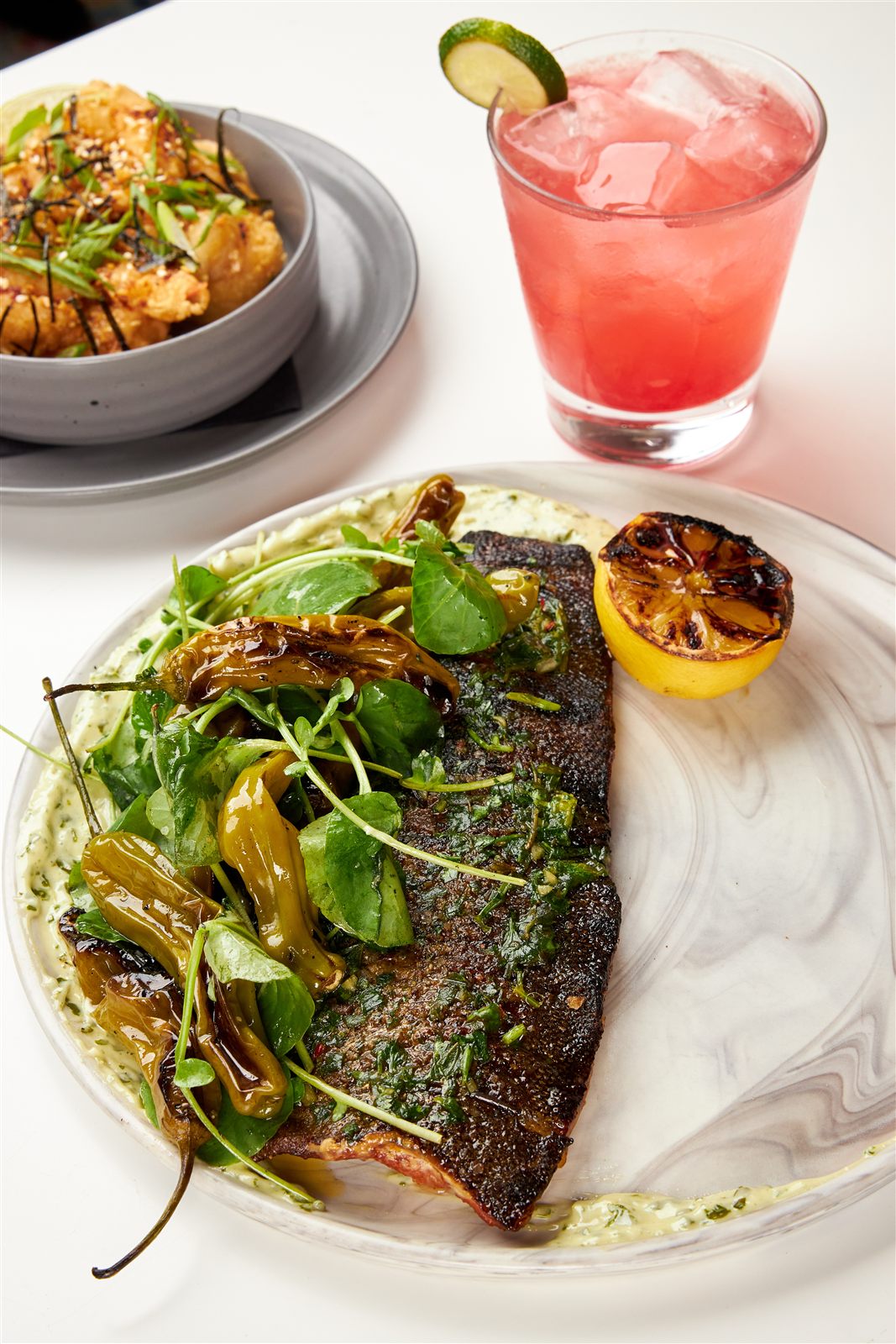 Food photography at Sandpiper Wood Fired Grill, La Jolla Shores
