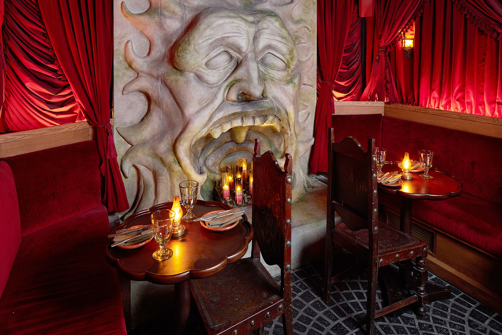 Dining room at Quixote inside the Lafayette Hotel, North Park San Diego