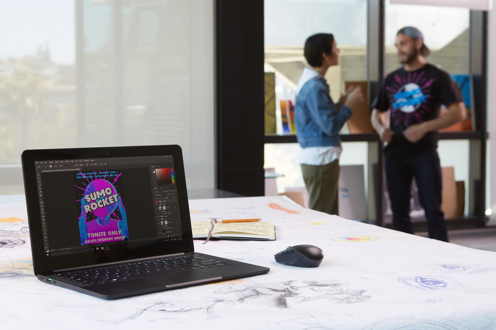 Razer laptop lifestyle product photography, San Diego