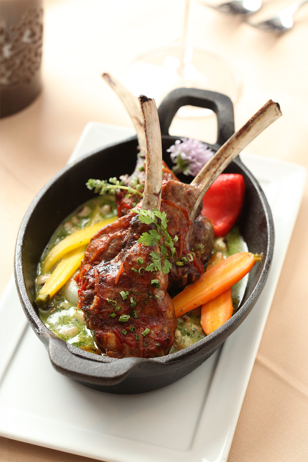 Dish at Bellamy's Restaurant, Escondido, 2013