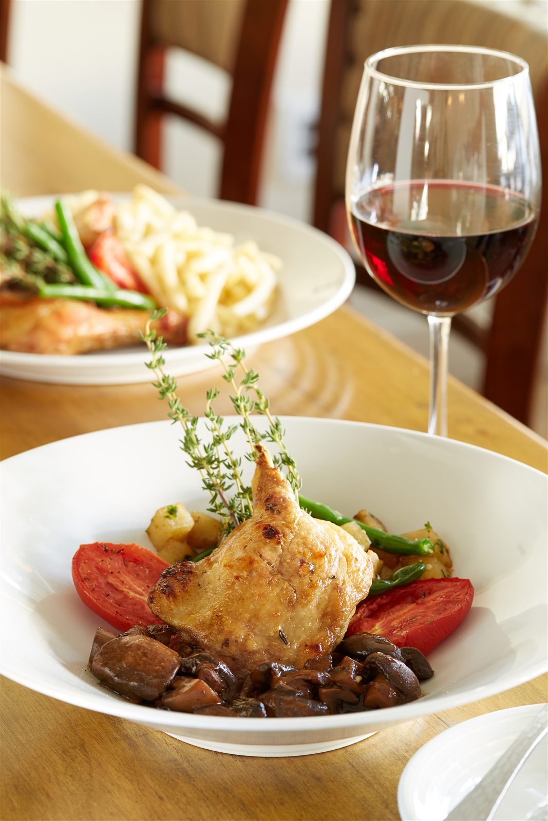 French brasserie dish at Parc Bistro-Brasserie, Bankers Hill, San Diego